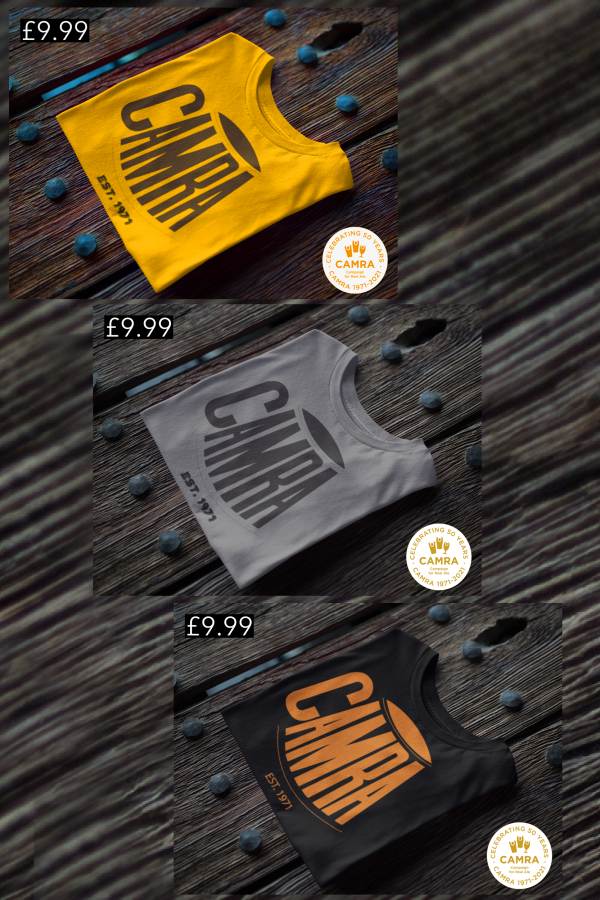 Stout T-shirt - CAMRA shop